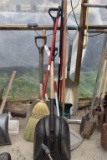 assortment of scoop shovels, located in Building 94