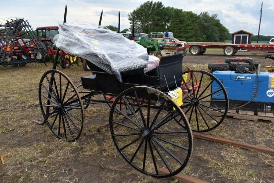 Horse Buggy With Wheels And Top, Restored, Excelln