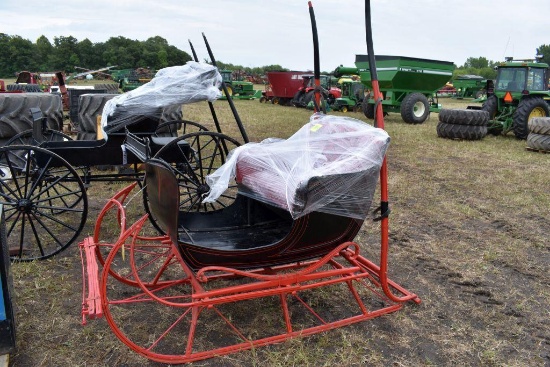 Single Horse Cutter Sleigh, Restored, Excellent Cn