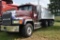 1998 Mack E7-454 Quad Axle Grain Truck, 18 Speed Transmission, Steerable Front Axle, 22.5 Rubber,