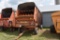 Meyers 500 TSS 20' Forage Wagon, Metal Sides, Metal Roof, Meyer 1250 Series Running Gear,