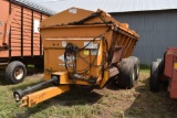 Kuhn Knight 8124 Pro Twin Slinger Manure Spreader, Tandem Axle, Side Discharge, W/ Hydraulic Lid,