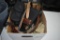 Large Assortment of Leather Belts, Holsters, and Slings