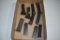 Assortment of pistol magazines
