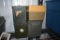 Three Metal Ammo Cans and Plastic Box