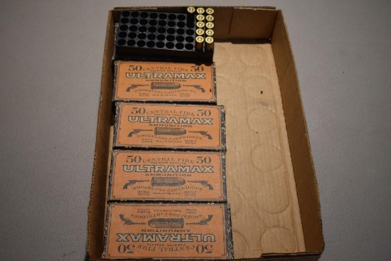 (5) 50 RD Boxes Of Ultramax Central Fire Smokeless .45 Colt Ammunition, 211 Rounds Total