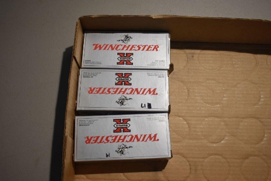 (3) Boxes Of Winchester 38-55 Win. 255 GR. Soft Point 56 Rounds Total