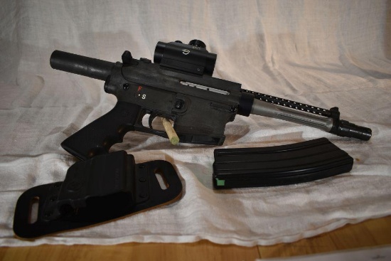 Proffessional Ordnance Inc. Carbon-15 Pistol, Cal. 5.56 Nato, Semi-Auto, BSA Red Dot Sight,