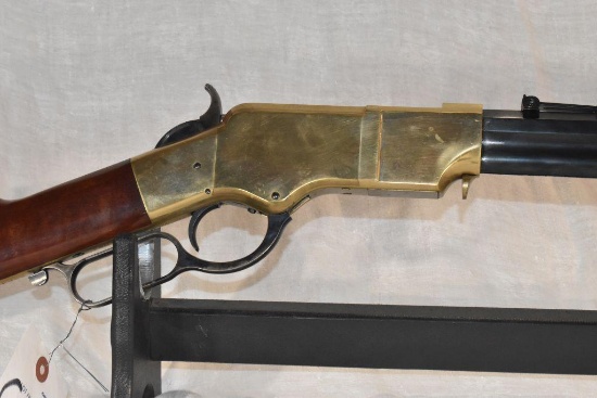 Henry Patent. Mfg By Auberti- Gardoni 44-40 Lever Action Rifle, Gold Finish, Small Amount