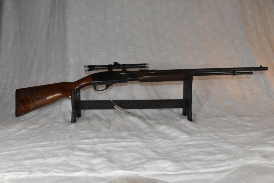 Remington Field Master Modle 572 Pump Action .22 Cal., Tasco 4x15, .22 SH. LR., No Visible SN