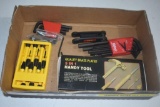 Allen wrenches and small tool set