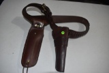 Hunter Company Leather Double Belt Holster, Model 900-15 7 1/2
