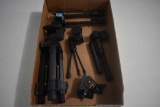 Winchester Tri-Pod, forearm mount bi-pod, two other tri-pods