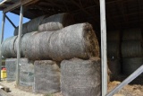 (12) Round Bales of Grass Hay, Tested, Selling 12 x $