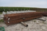 (4) New 20' Sections of Steel Continuous Fence Selling 4 x$