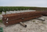 (4) New 20' Sections of Steel Continuous Fence Selling 4 x$