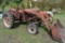 Farmall H Gas Tractor, Fenders, 11.2x38 Tires, Wheel Weights, W/F, after market 3pt, with