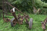 Pull Type 2 x 14s Plow, with Coulters, Manual Lift