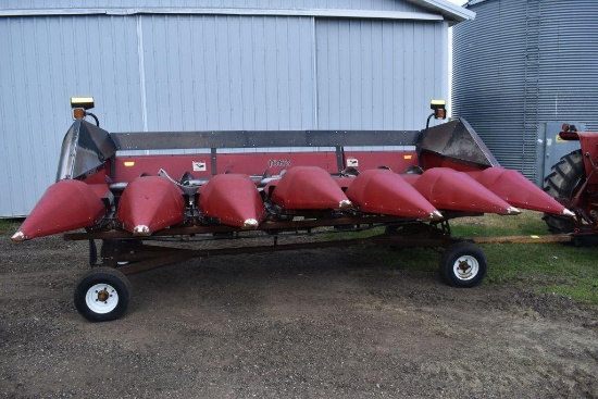 Case IH 1063 Corn Head, 6 Row 30", Poly Snouts, 2 Stalk Stompers, Knife Rolls, SN: JJC0068448