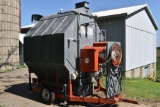 Farm Fans CF/AB150 Crop Dryer, Batch Or Continous Flow, 4 Coloum, Single Axle Transport,