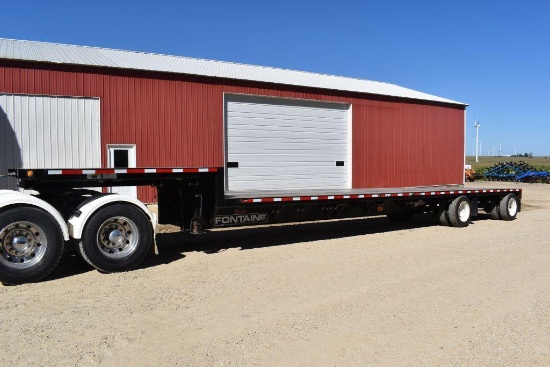 2019 Fontaine Step Deck Spread Axle Semi Trailer, 48'x102", Model HCVTX12WSA, 10' Top Deck Steel,