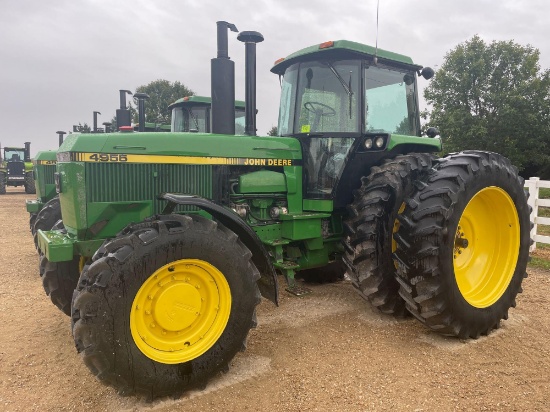 1990 John Deere 4955 MFWD, 10,045 Hours, Just Overhauled With 5 Hours, 480/80R46 Firestone