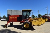 New Holland 2450 Self Propelled Windrower With 2214 14' Sickle Head, Full Cab, Hydro, 1,229 Act