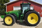 2009 John Deere 8530 MFWD, 4,307 Act Hours, IVT, ILS, 5hyd, PTO, Rear 480/80R50 Duals At 95%,