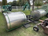 Chem Farm 400 Gal Front Mount Saddle Tank With Pump, Plumbing & Controls For JD 8030 Series