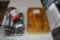 Fishing Tackle Box (with tackle) and 3 Lanterns