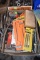 Assortment OF Drill Bits, Driver Bits, Tape Measure