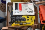 Blu Point Electric Engraver, Stanley Ratchet Screwdriver, Channel Locks, Misc. Tools