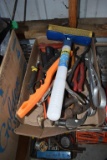 Assortment of Tools, Hammers, Vice Grips, Scissors, Screw Drivers