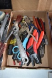 Assortment Of Pliers, Wrenches, Screwdrivers, snips