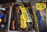 Assortment of Vise Grips, Files, Chisels, Tape Measure