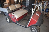 E Z Go 70 Gas Golf Cart, With Manual Steel Bunk Box, Runs