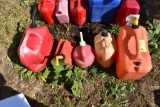 Assortment Of Gas Cans