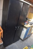 Metal 2 Door Cabinet with Contents