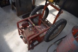 2 Wheel Cart With 4hp Motor hooked to Generator