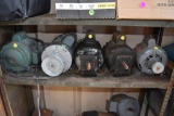 9 Electric Motors, Assorted Sizes