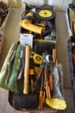 2 Boxes, DeWalt Corded Drill Tape Measures, Hammers & More