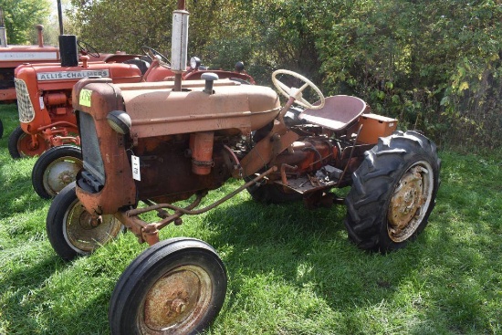 Allis Chalmers D10 Gas Tractor, W/F , 11.2x24, Tires, 3pt, PTO, Motor is Free, Missing Some Parts