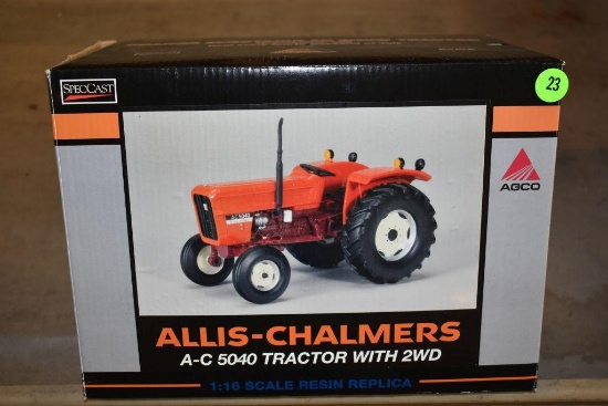 SpecCast Allis Chalmers 5040 Tractor With 2WD, Orange Spectacular Show Tractor, Hutchinson