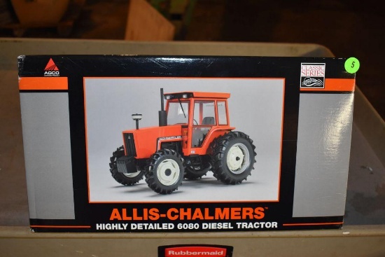 SpecCast Allis Chalmers Highly Detailed 6080 Diesel Tractor, Orange Spectacular Show Tractor