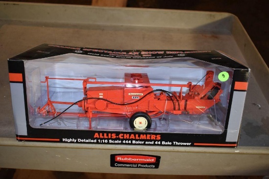 SpecCast Allis Chalmers Highly Detailed 1/16 Scale 444 Baler and 44 Bale Thrower, Orange