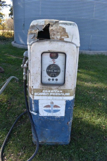 1950's Martin & Schwartz Gas Pump
