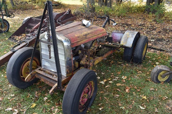 Chassis with Wisconsin Gas Engine, non-running, no title, no registration...