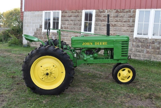John Deere H Two Cylinder Gas Tractor, NF, 11.2x28 Like New Tires, Like New Front Tires, 540PTO,