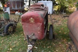 Schramm Portable Air Compressor with 4 Cylinder Industrial Gas Engine, Model 60 Compressor