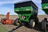 Demco 365 Gravity Flow Wagon On 12 Ton Demco Running Gear, Lights, Rear Light Hookup, Roll Tarp